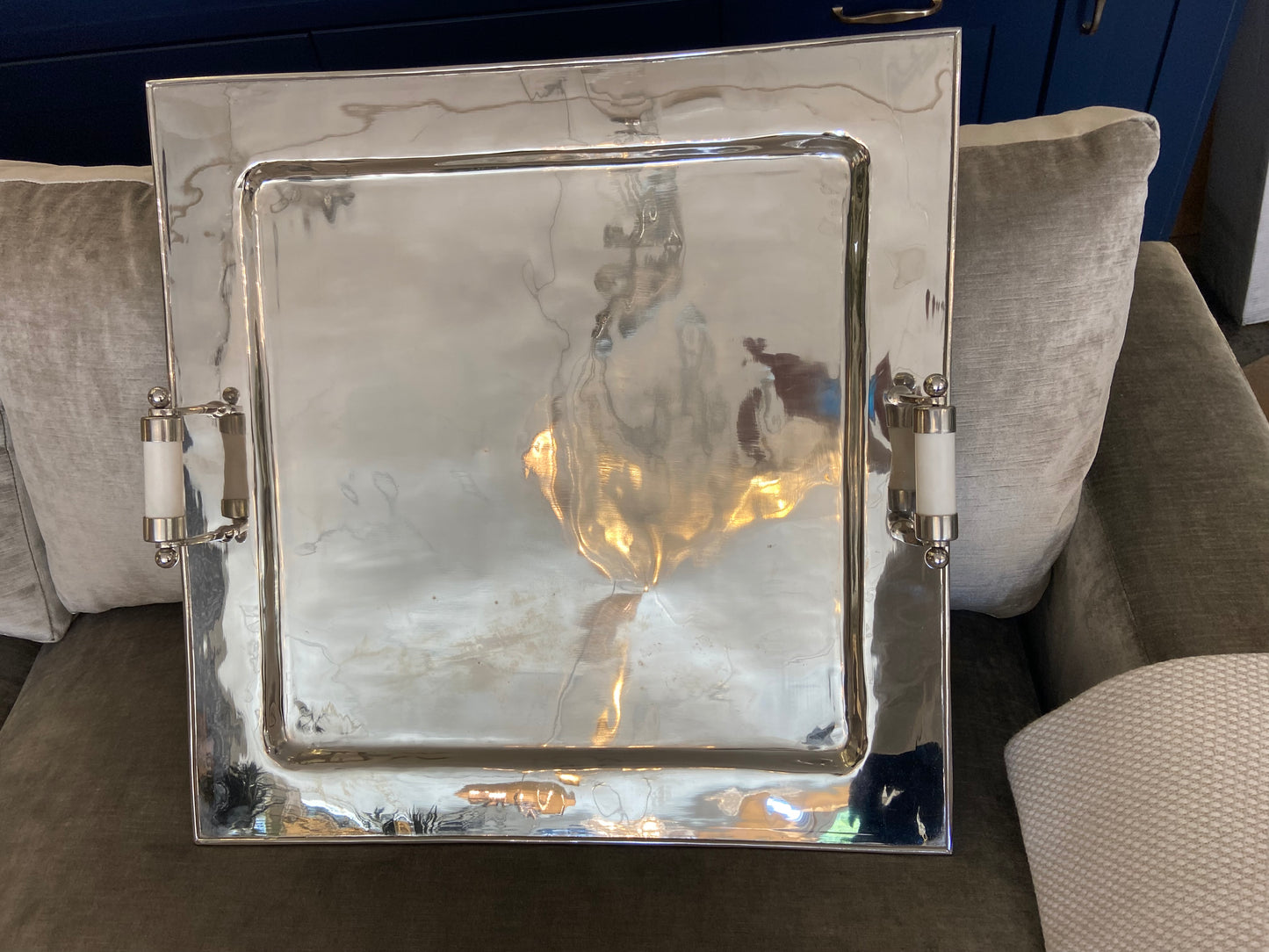 LG SQUARE SILVER TRAY