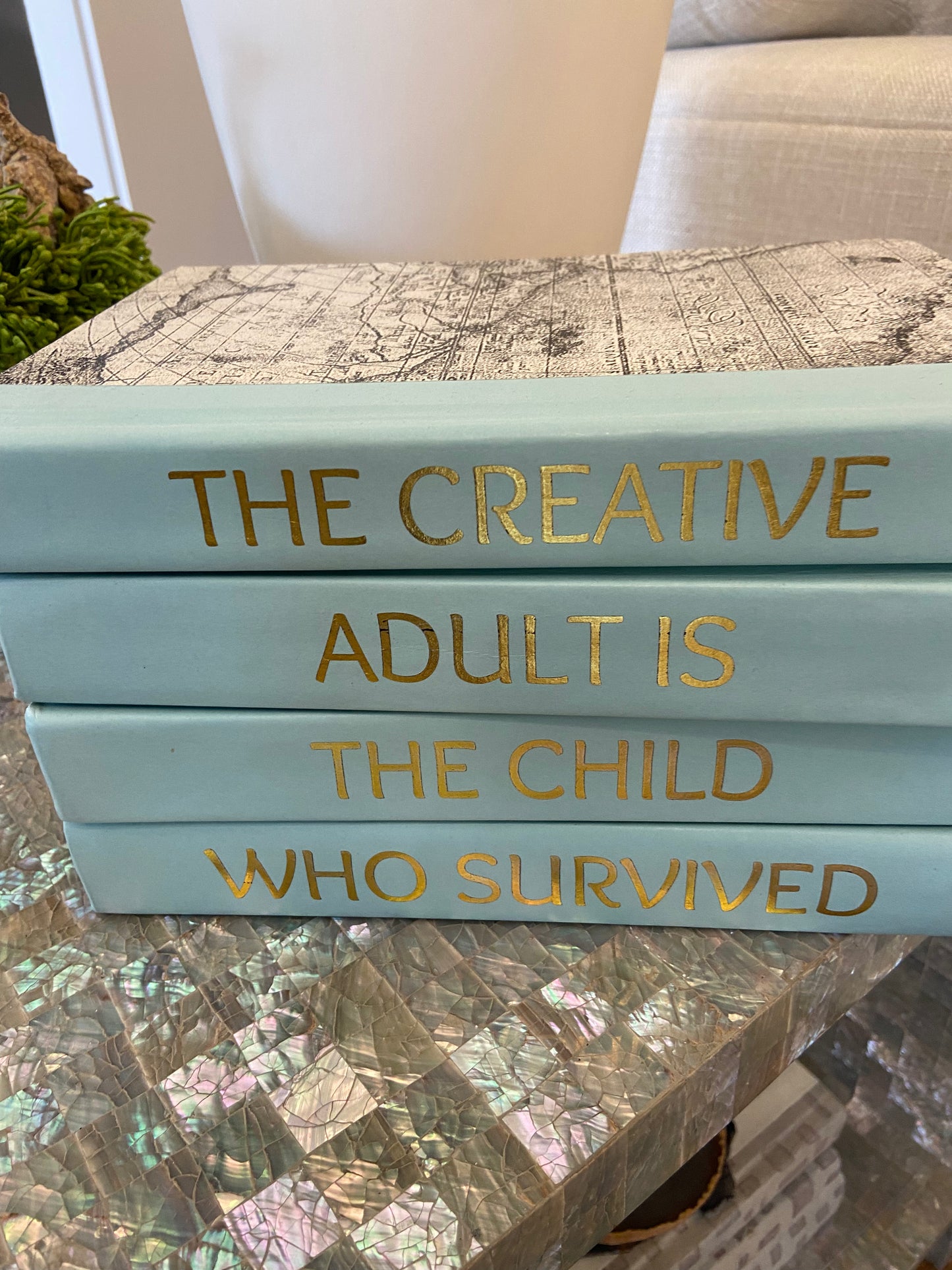 BOOK-Quote" The Creative Adult Is The Child Who Survived"