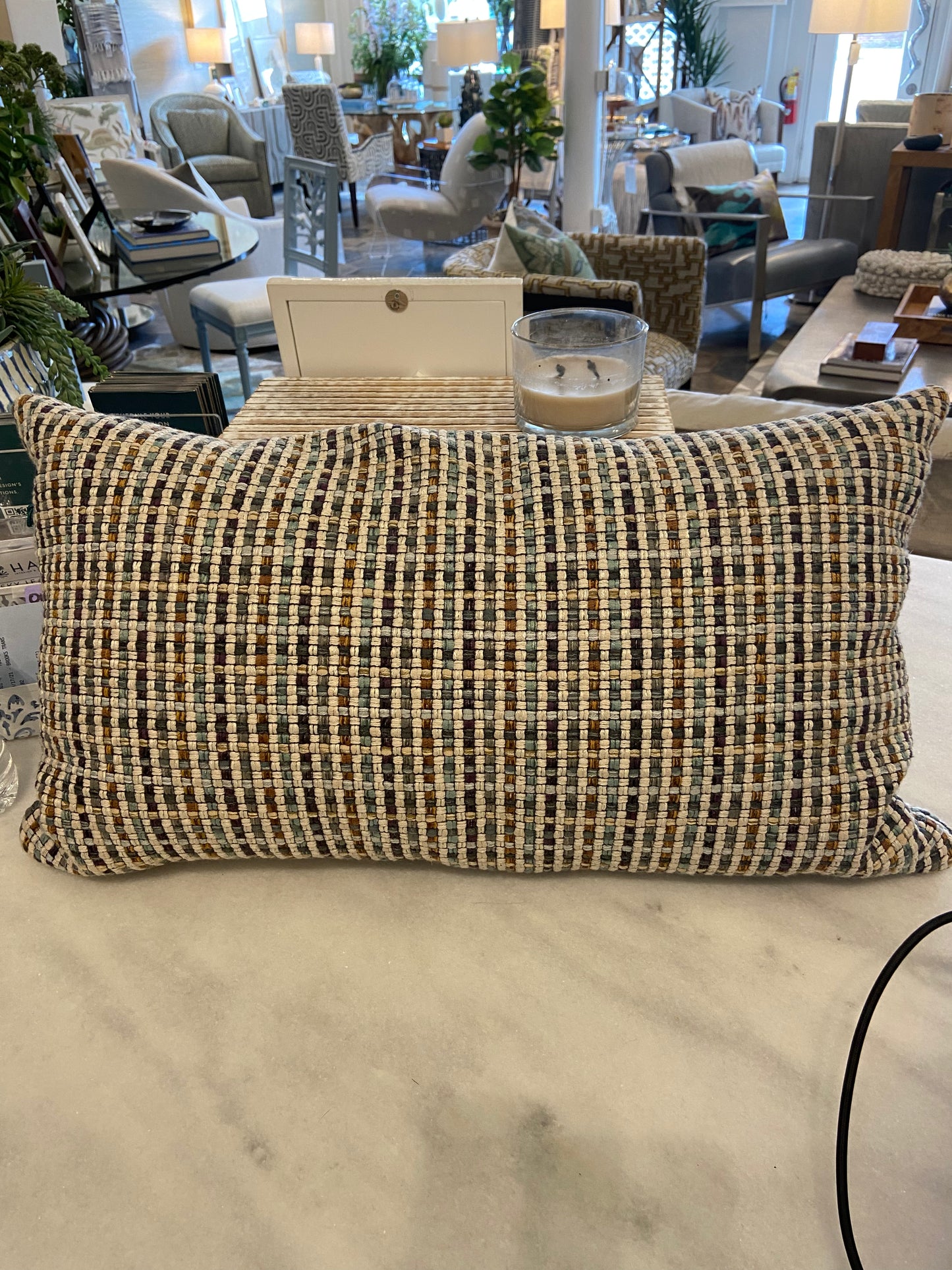 CUSTOM PILLOW- WOVEN LUMBAR