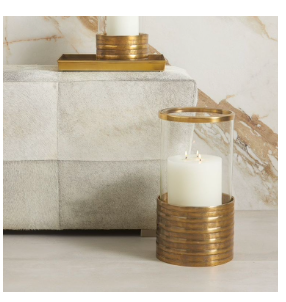 Lander Hurricane Candle Holder S/2