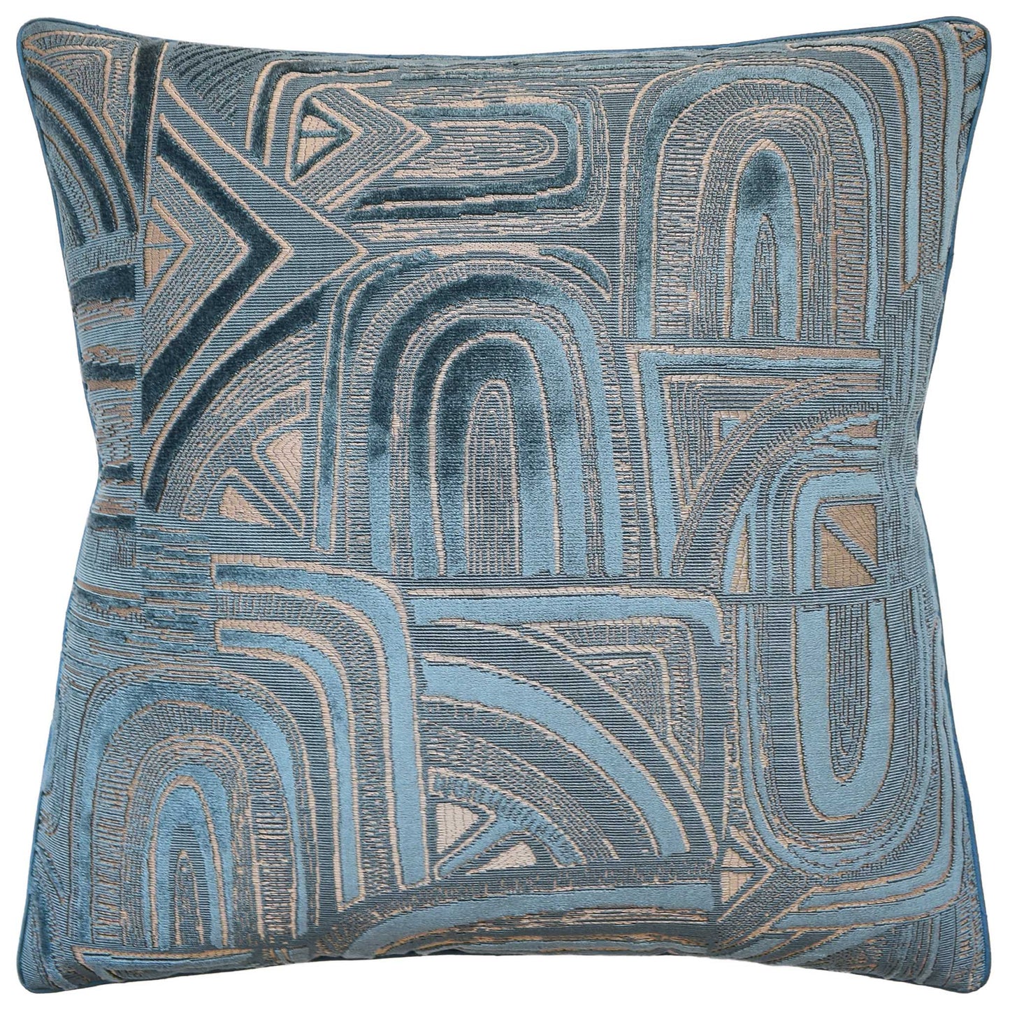 Timbre Velvet Teal Pillow