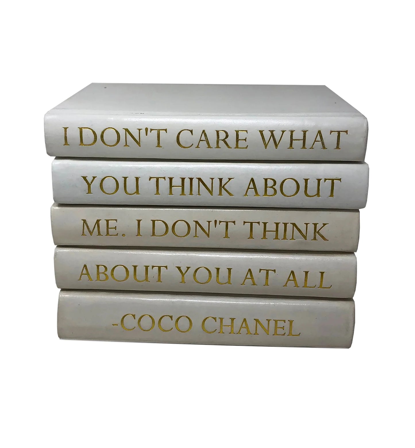 I Don't Think... Leather Quote Books