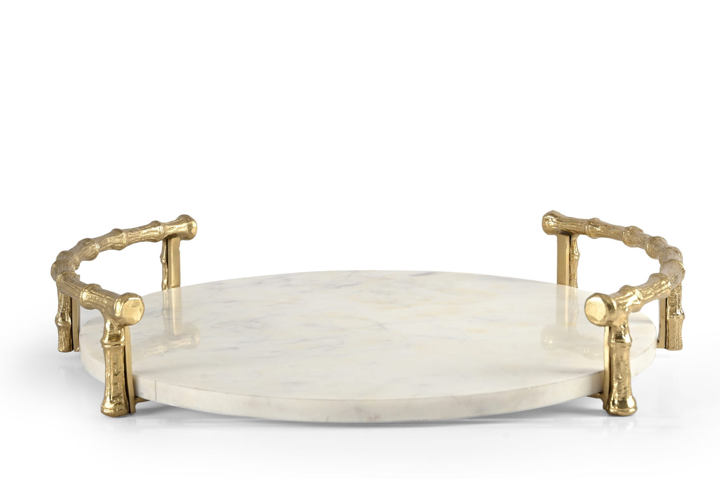 Luna Luxe Marble & Gold Tray