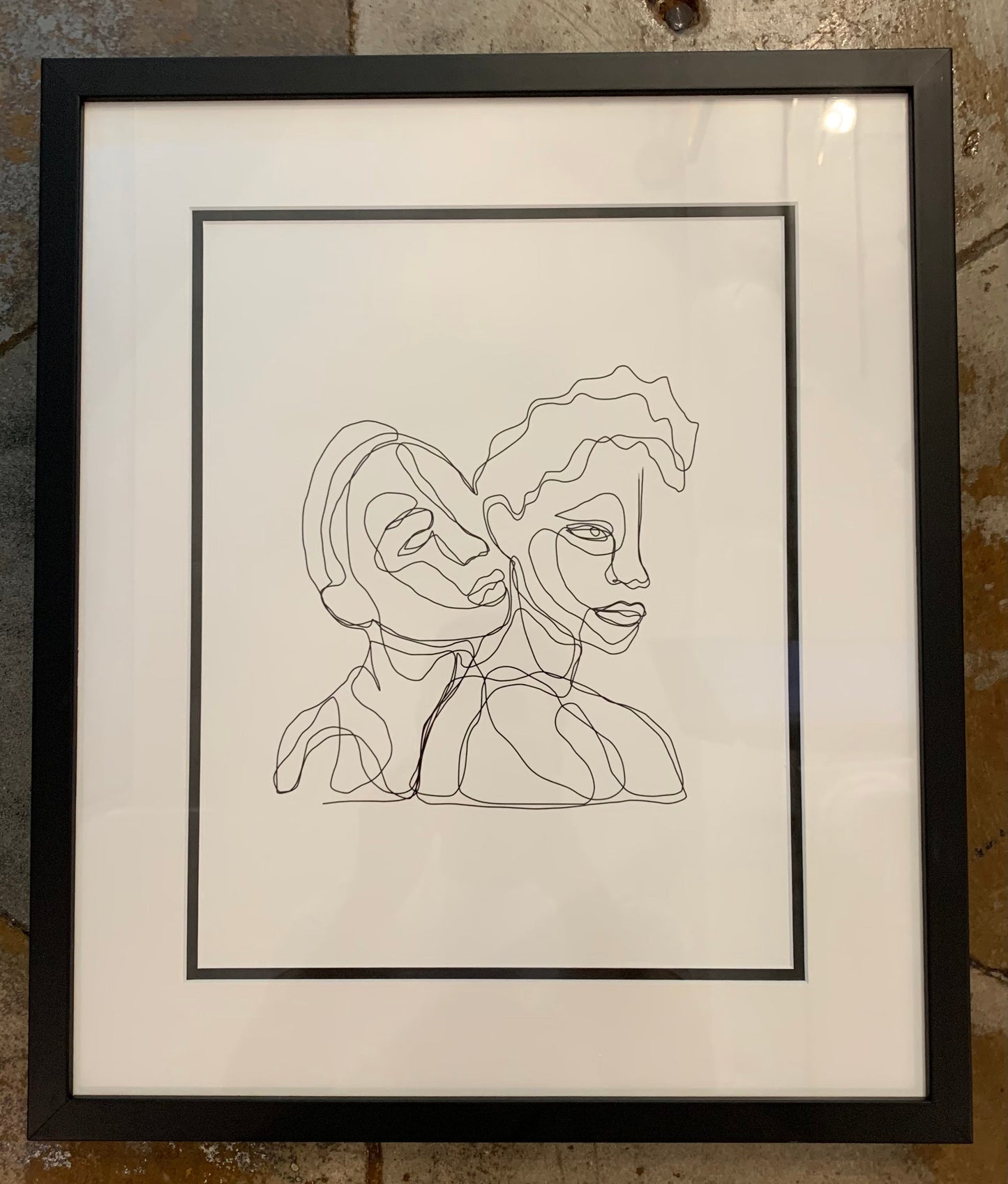 Couple Line Drawing