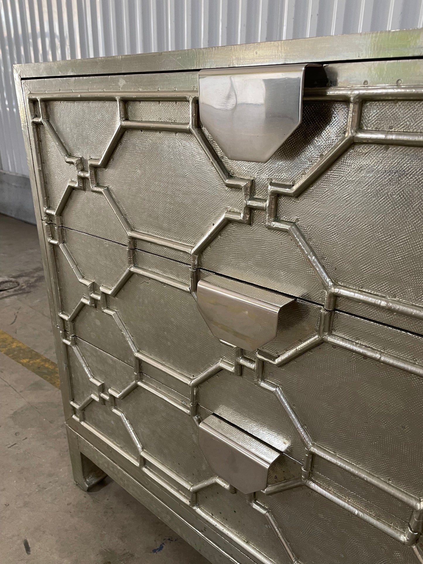 Metallic Dresser