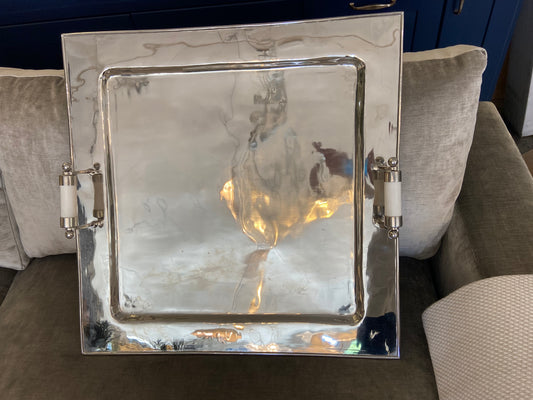 LG SQUARE SILVER TRAY