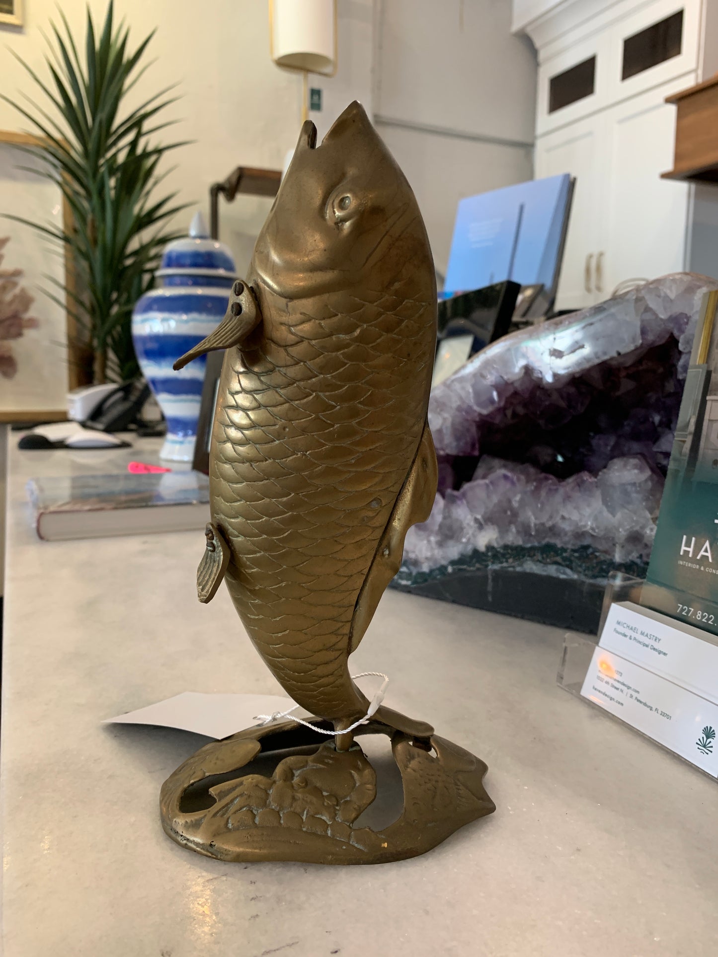 Benton Brass Fish