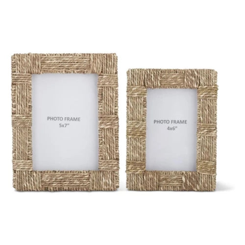 Abaca Rope Photo Frame