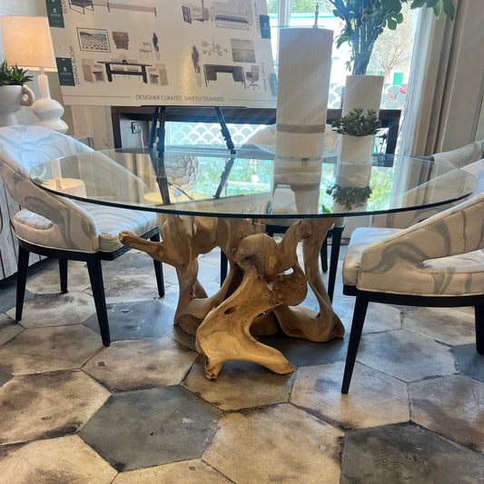 Hutson Teak Root Dining Table Base