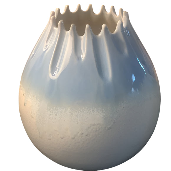 Blue + Lt Blue Vase