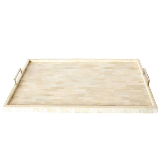 Nevis White & Bone Regina Andrews Tray