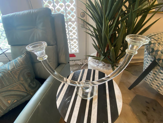 Glass Candle Holder