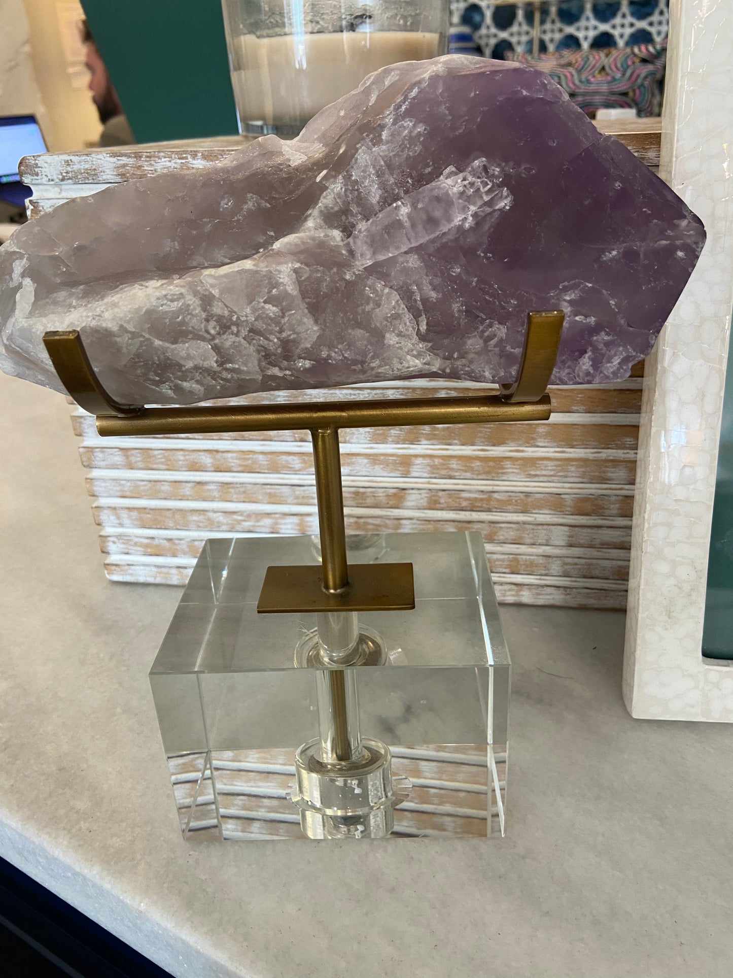 LAVENDER QUARTZ SCULPTURE