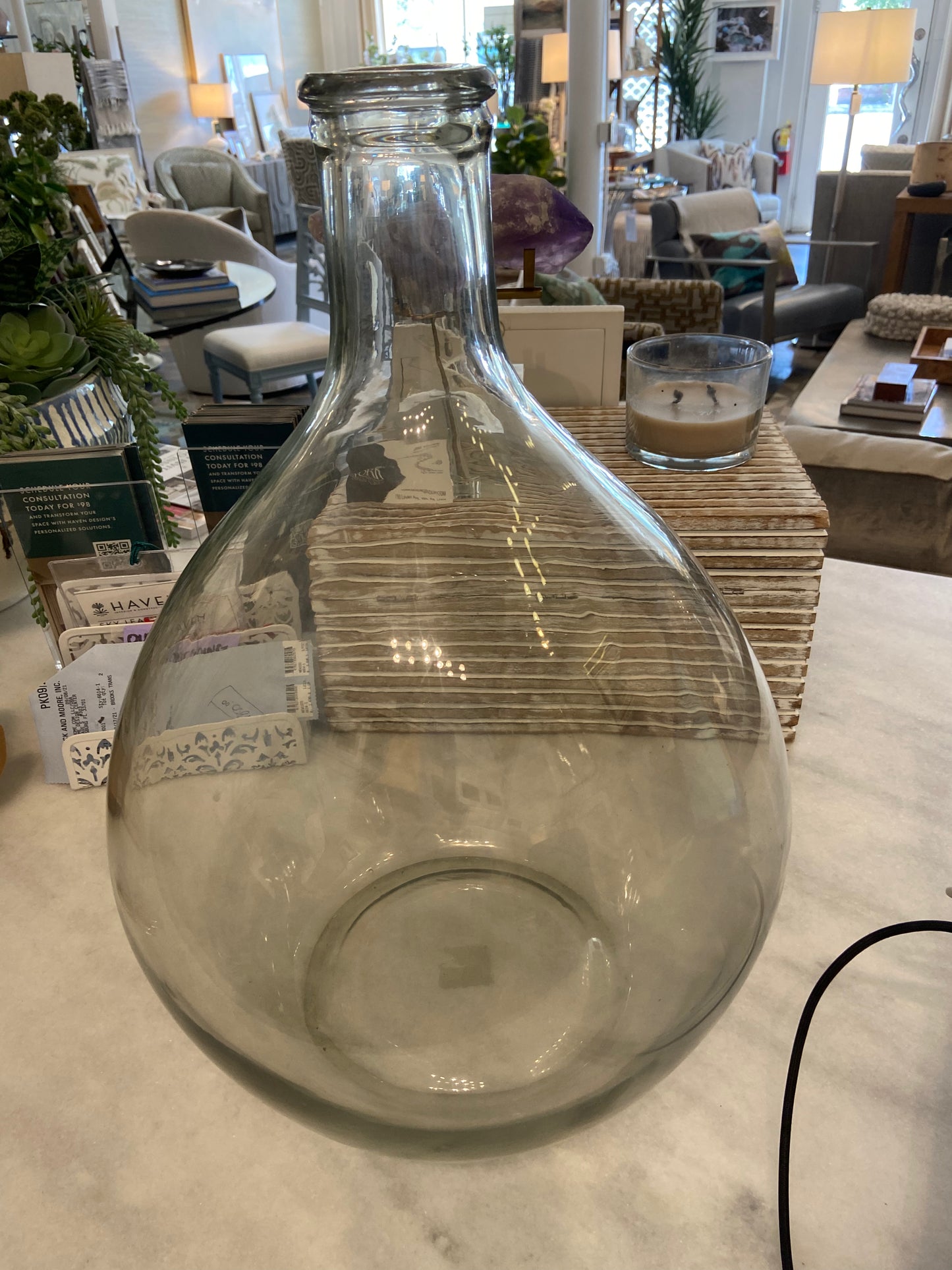 MD GLASS DEMIJOHN