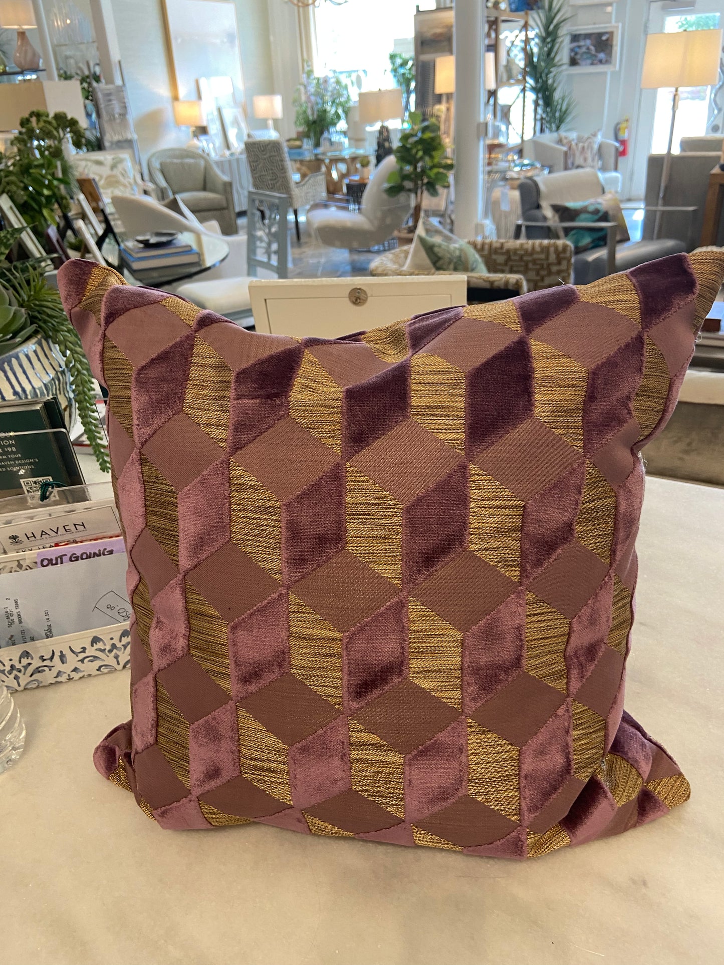 CUSTOM PILLOW- PURPLE BEAUTY