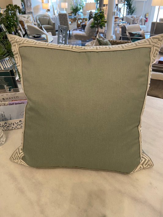 PILLOW- SEAFOAM GREEK