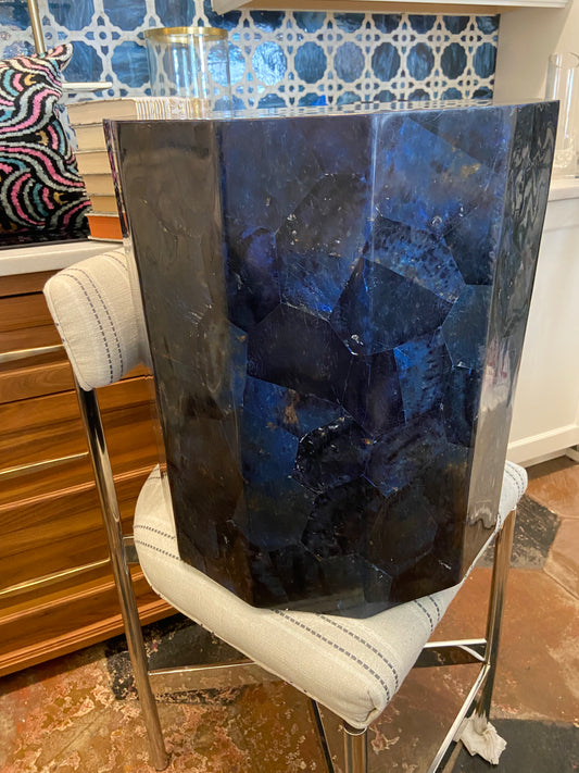 BLUE SIDE TABLE