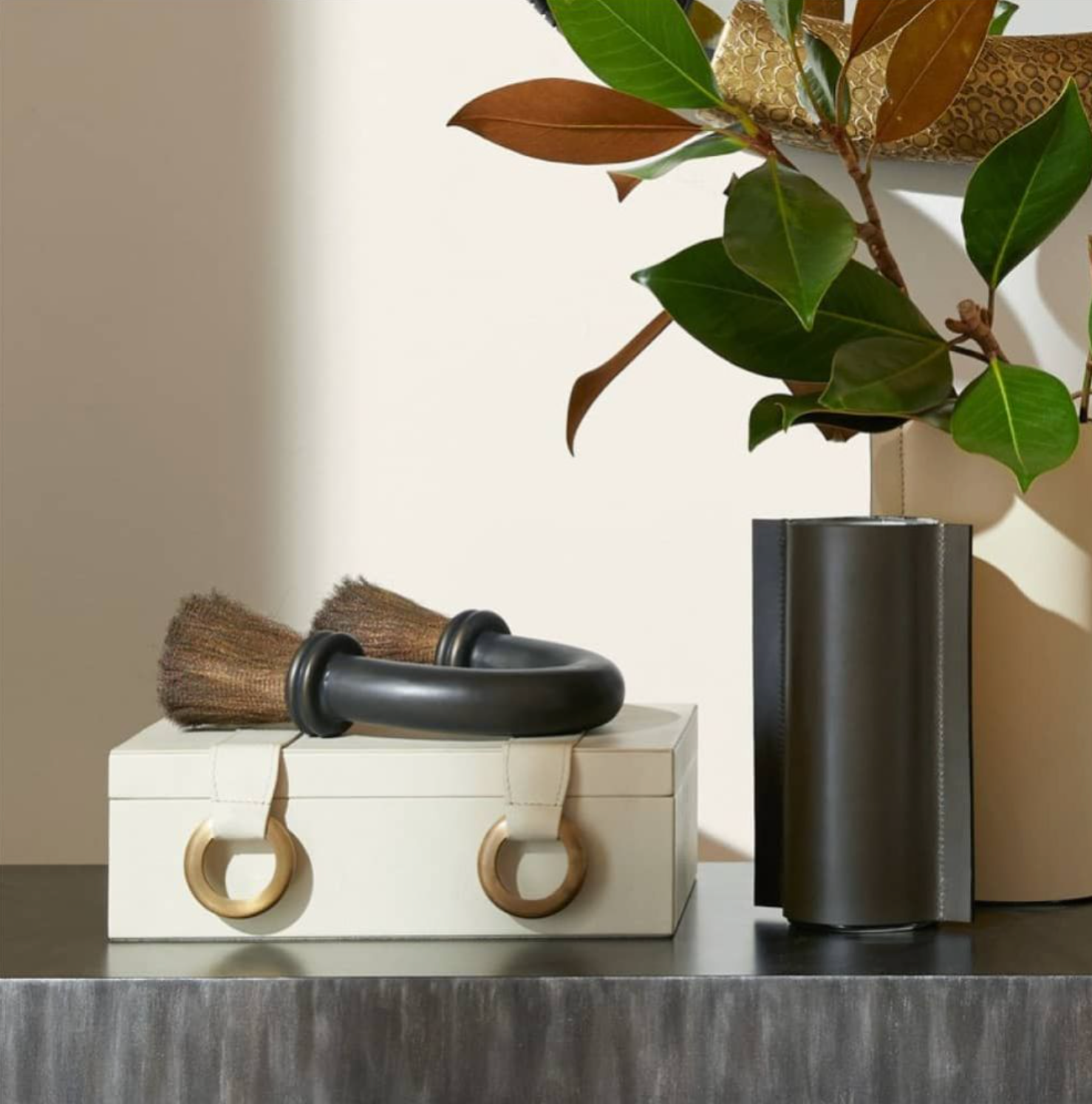 Luxury Alden Decorative Box in Antique Brass - Designer Accent from Haven Design St. Petersburg 1