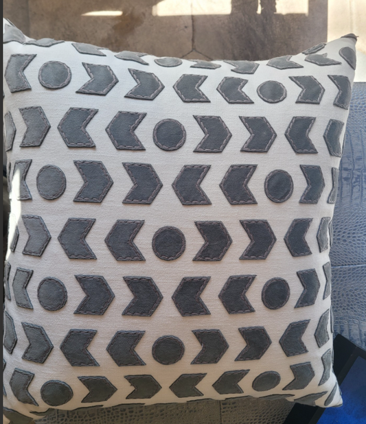 Zinc Patterned Pillow