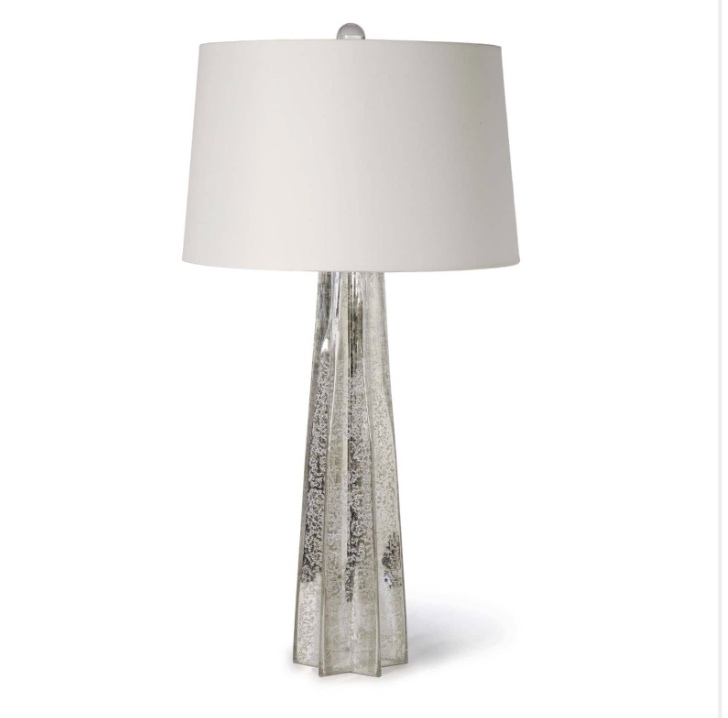 Glass Star Table Lamp