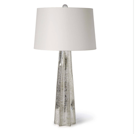 Glass Star Table Lamp