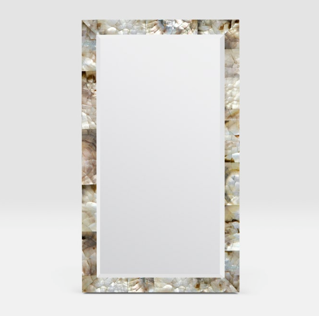 Silver Mop Shell Mirror