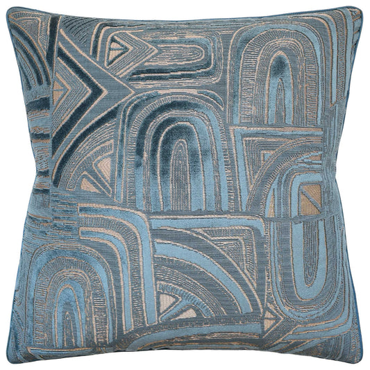 Timbre Velvet Teal Pillow
