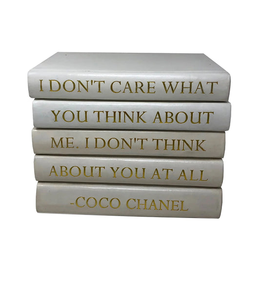 I Don't Think... Leather Quote Books