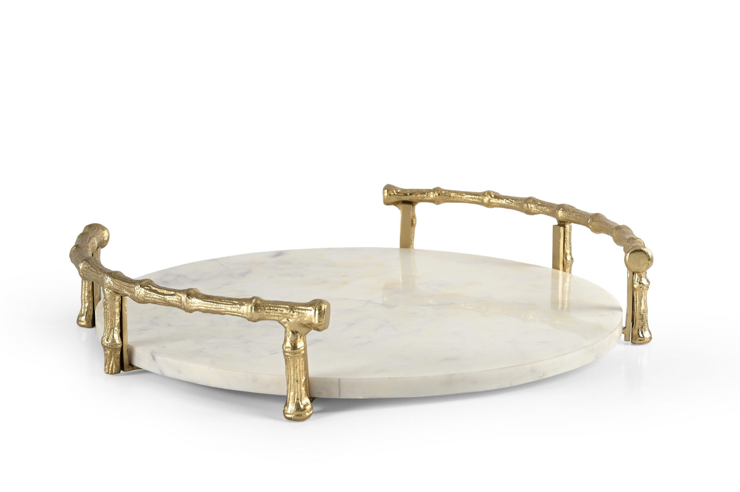 Luna Luxe Marble & Gold Tray