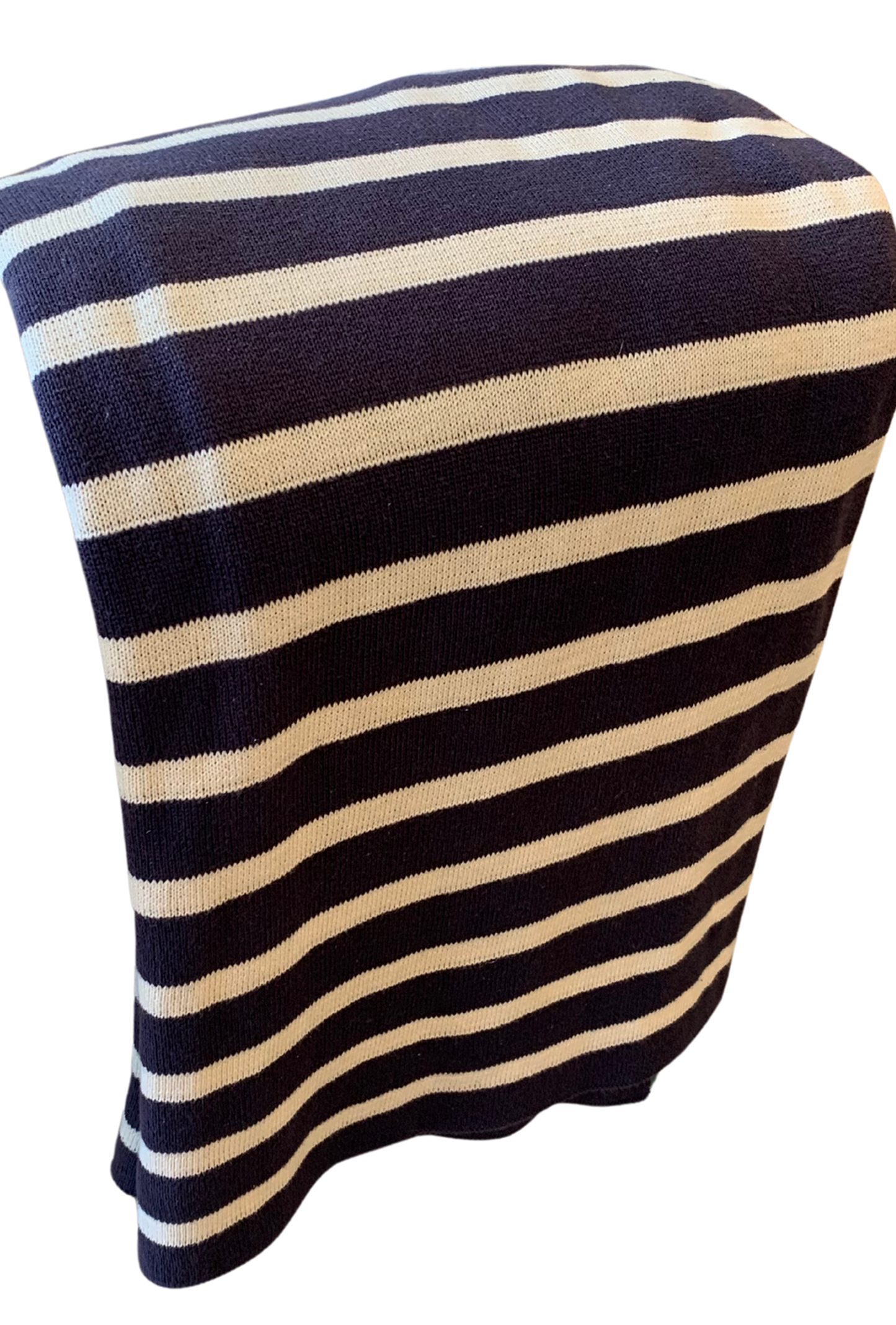 Kolton Classic Navy Striped Throw