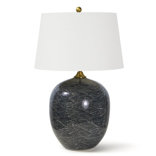 Wave Ceramic Table Lamp