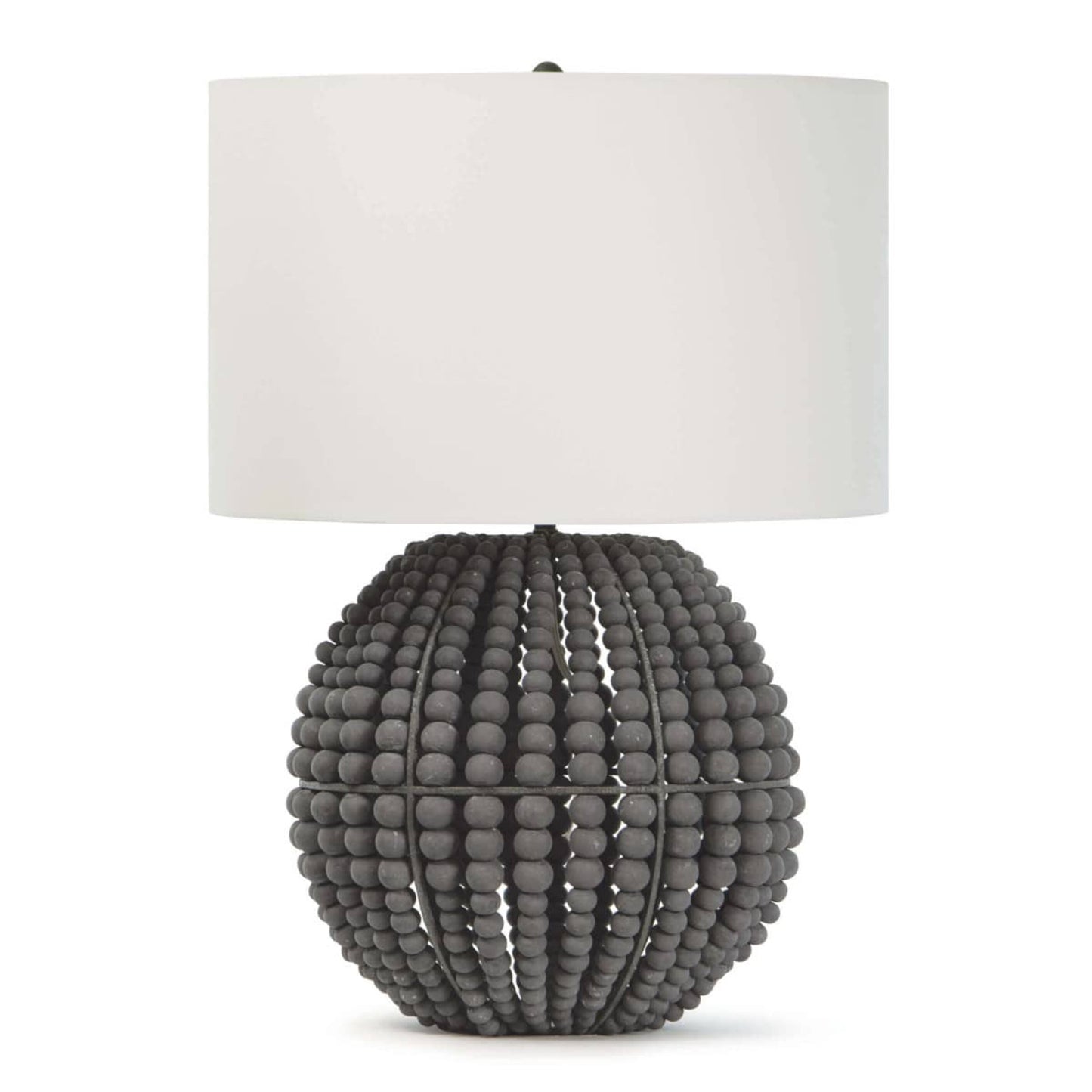 Wood Bead Table Lamp
