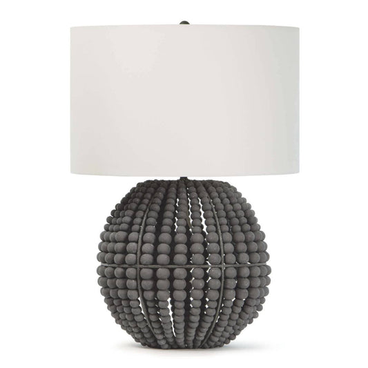 Wood Bead Table Lamp