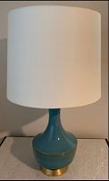 Teal Table Lamp