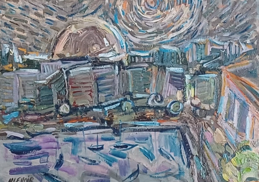 Small Impasto Landscape