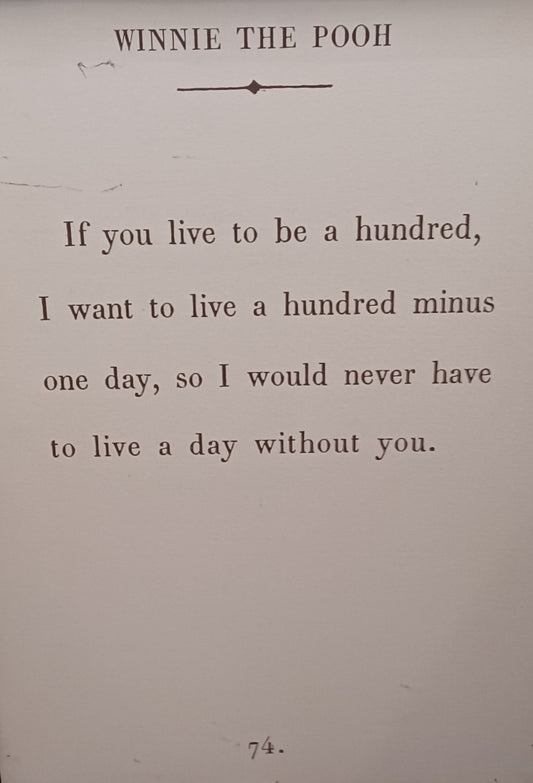 Winnie the Pooh Quote
