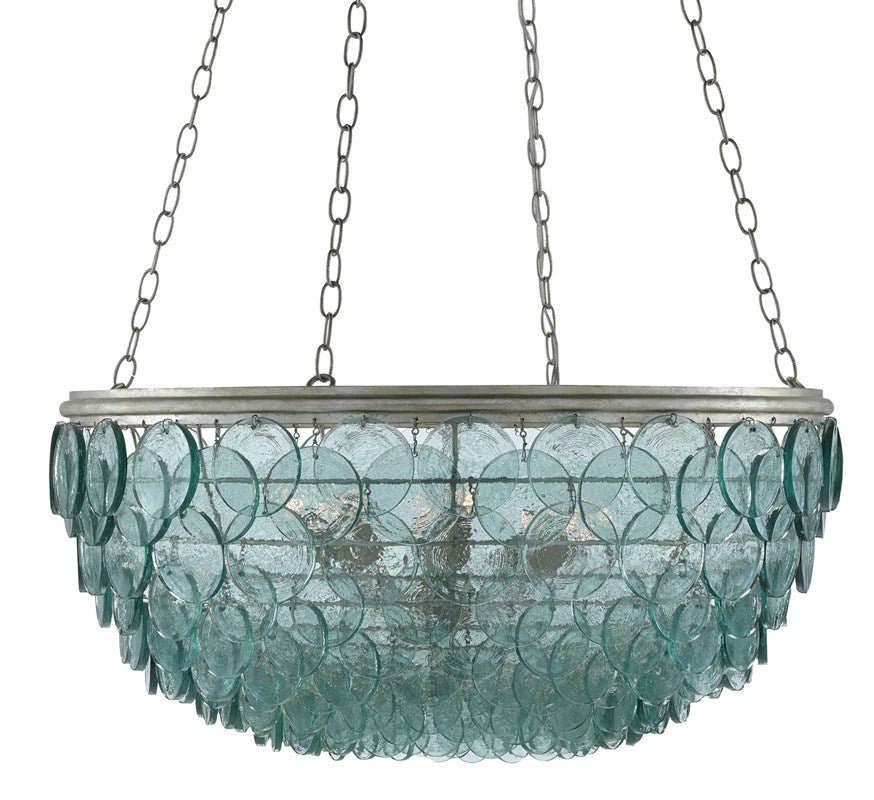 Beach Glass Chandelier