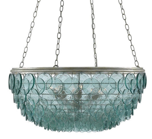 Beach Glass Chandelier