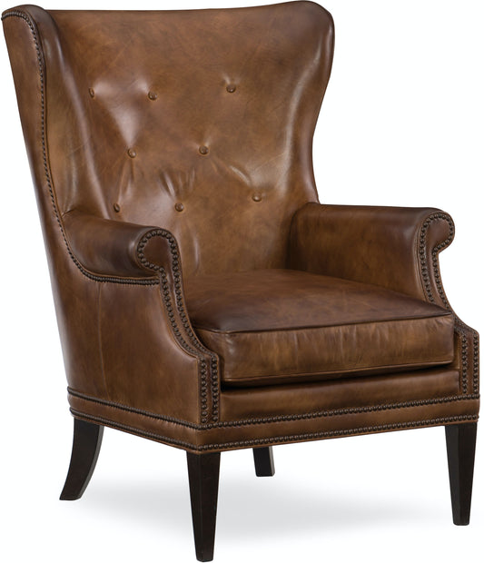 Leather Wingback Chair