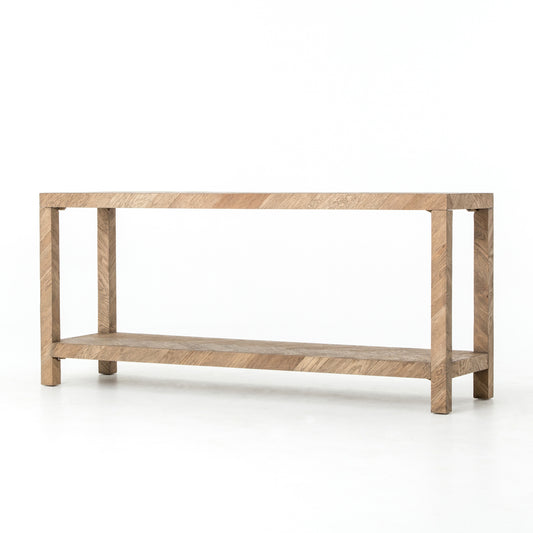 Herringbone Console Table