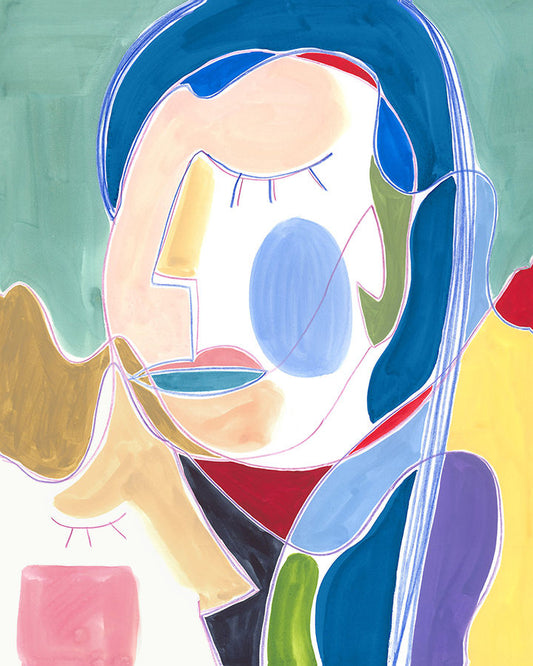 Cubist Portrait I Mastry Art Shop St Pete FL