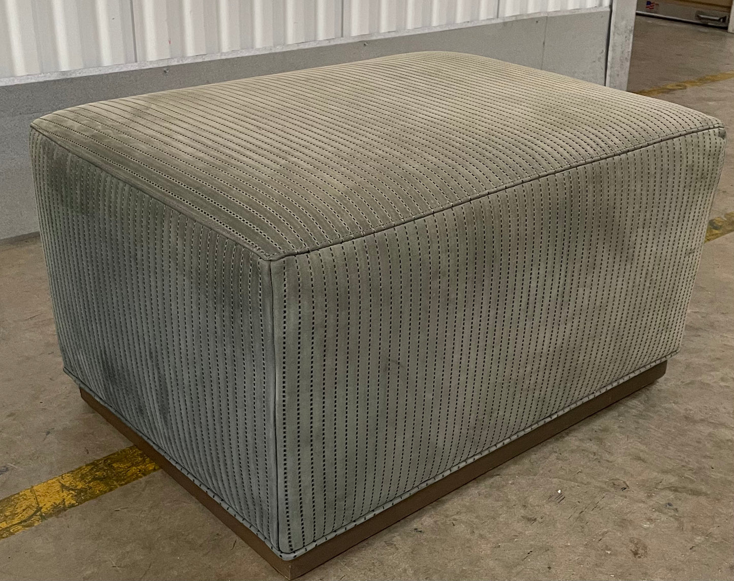 Suede Ottoman