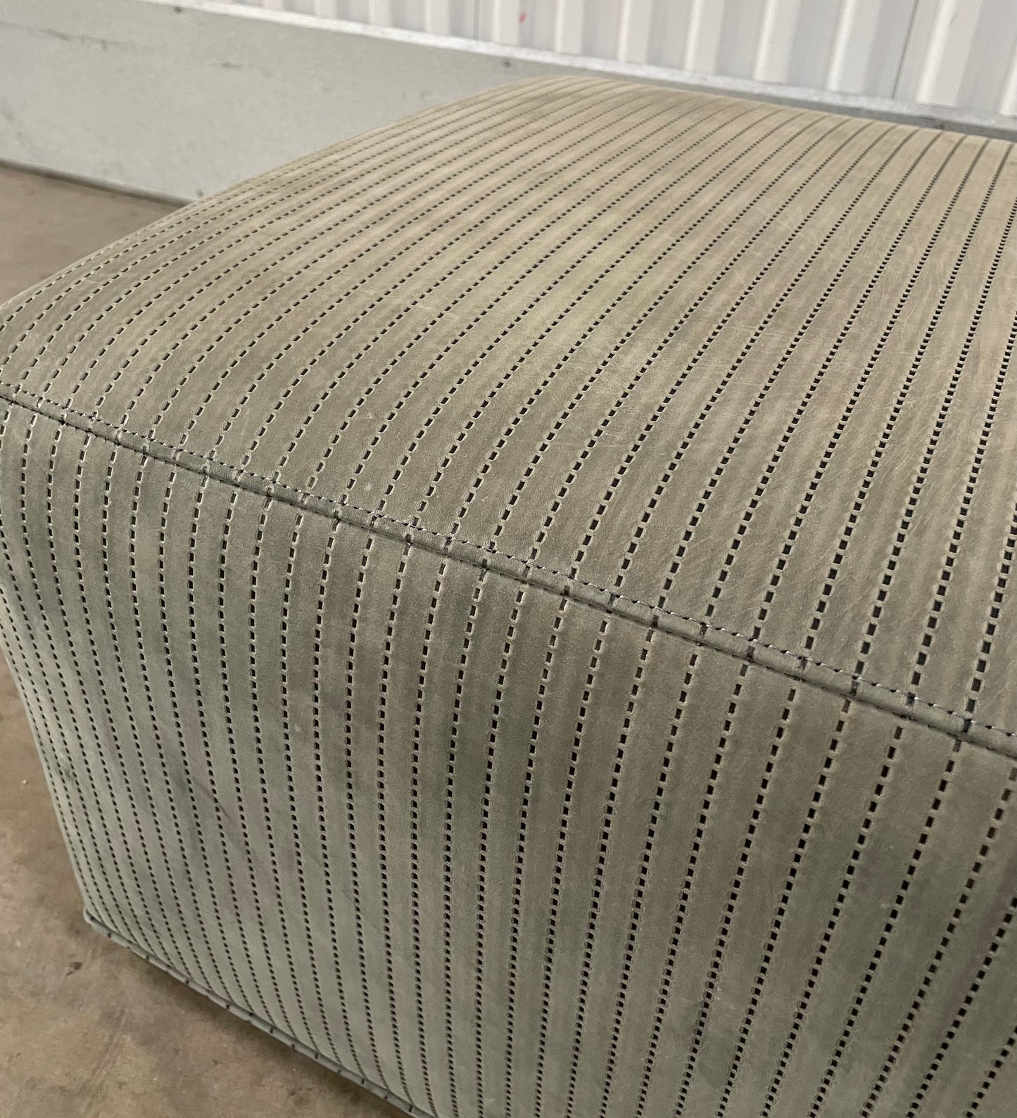 Suede Ottoman