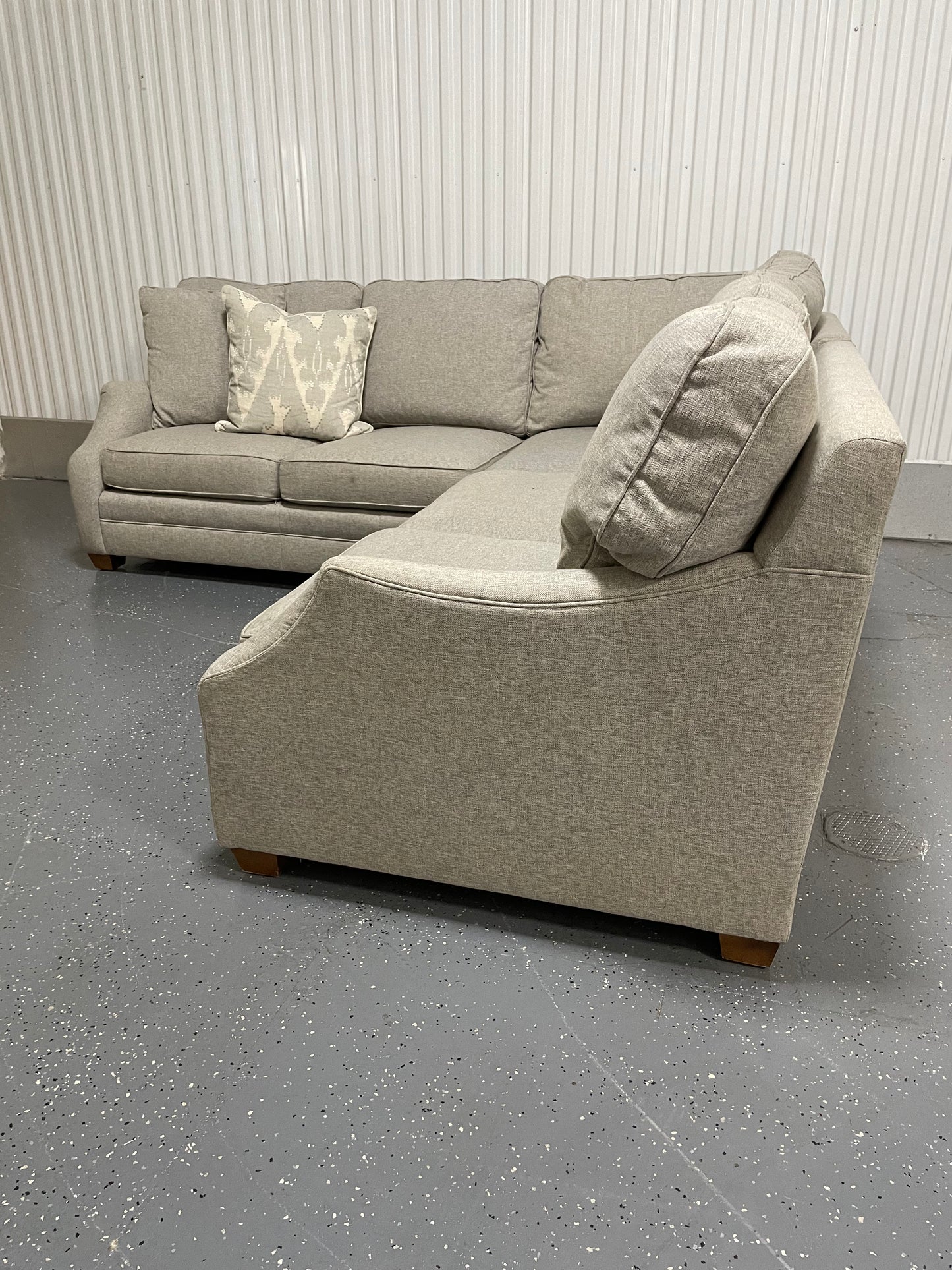 Heathered Neutral Sectional