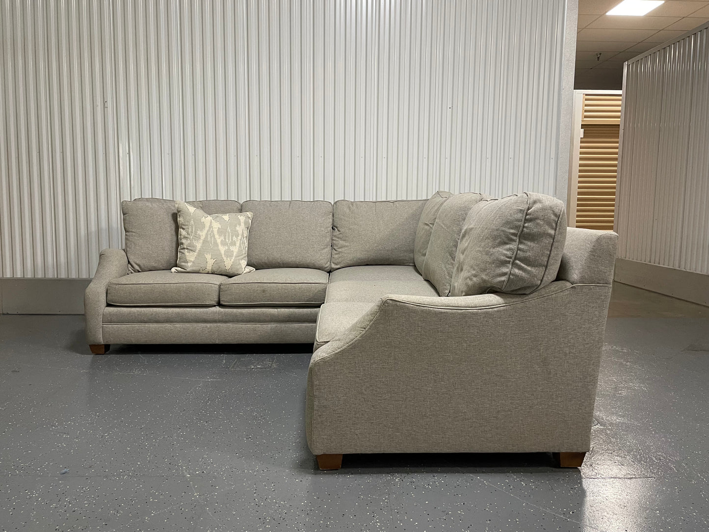 Heathered Neutral Sectional