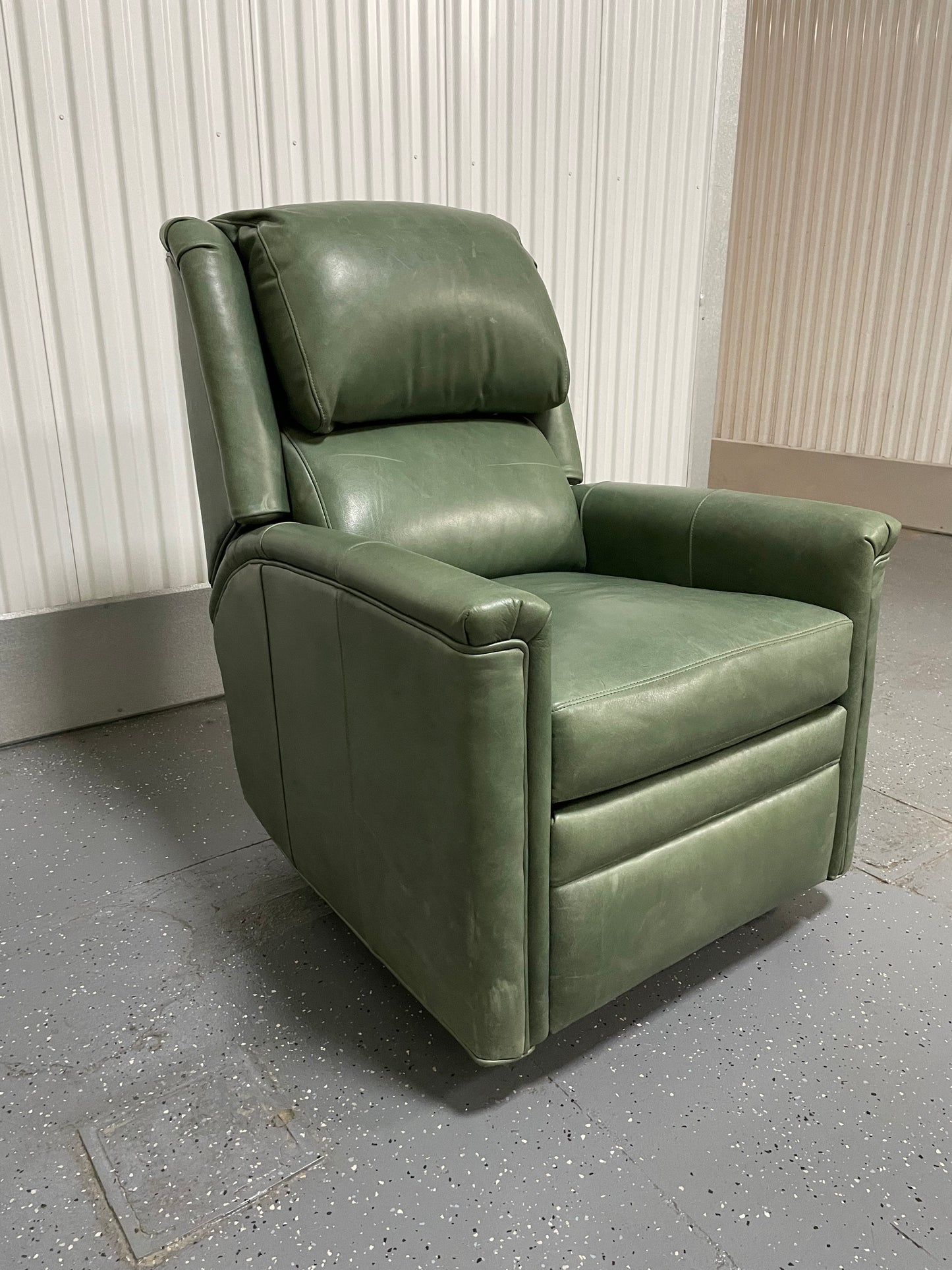 Leather Swivel Recliner