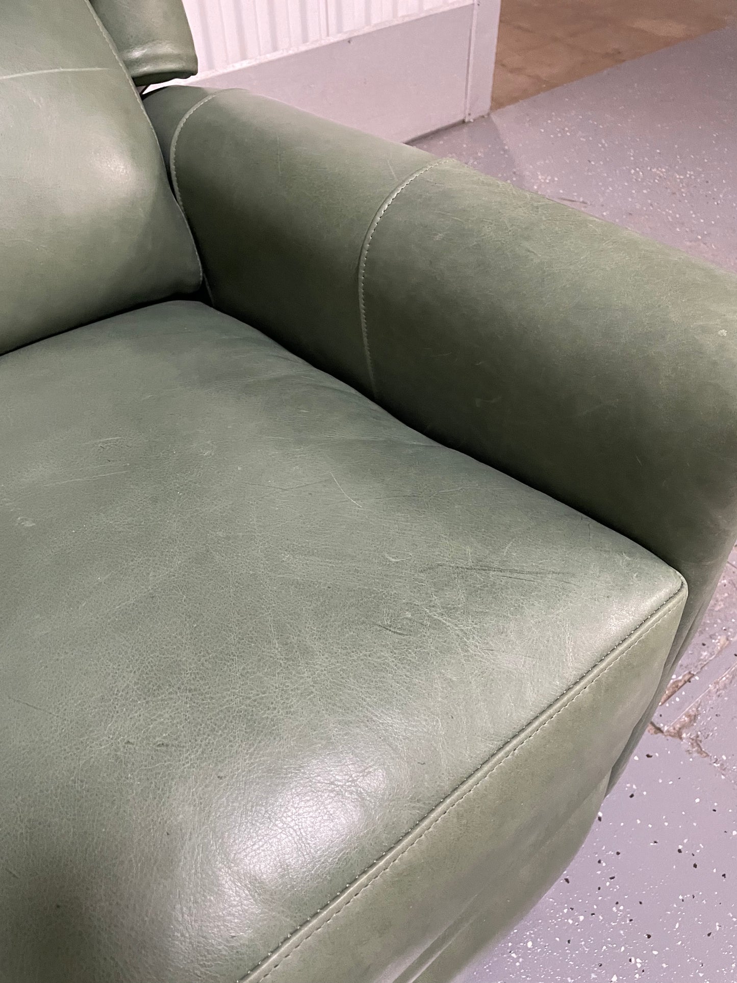 Leather Swivel Recliner