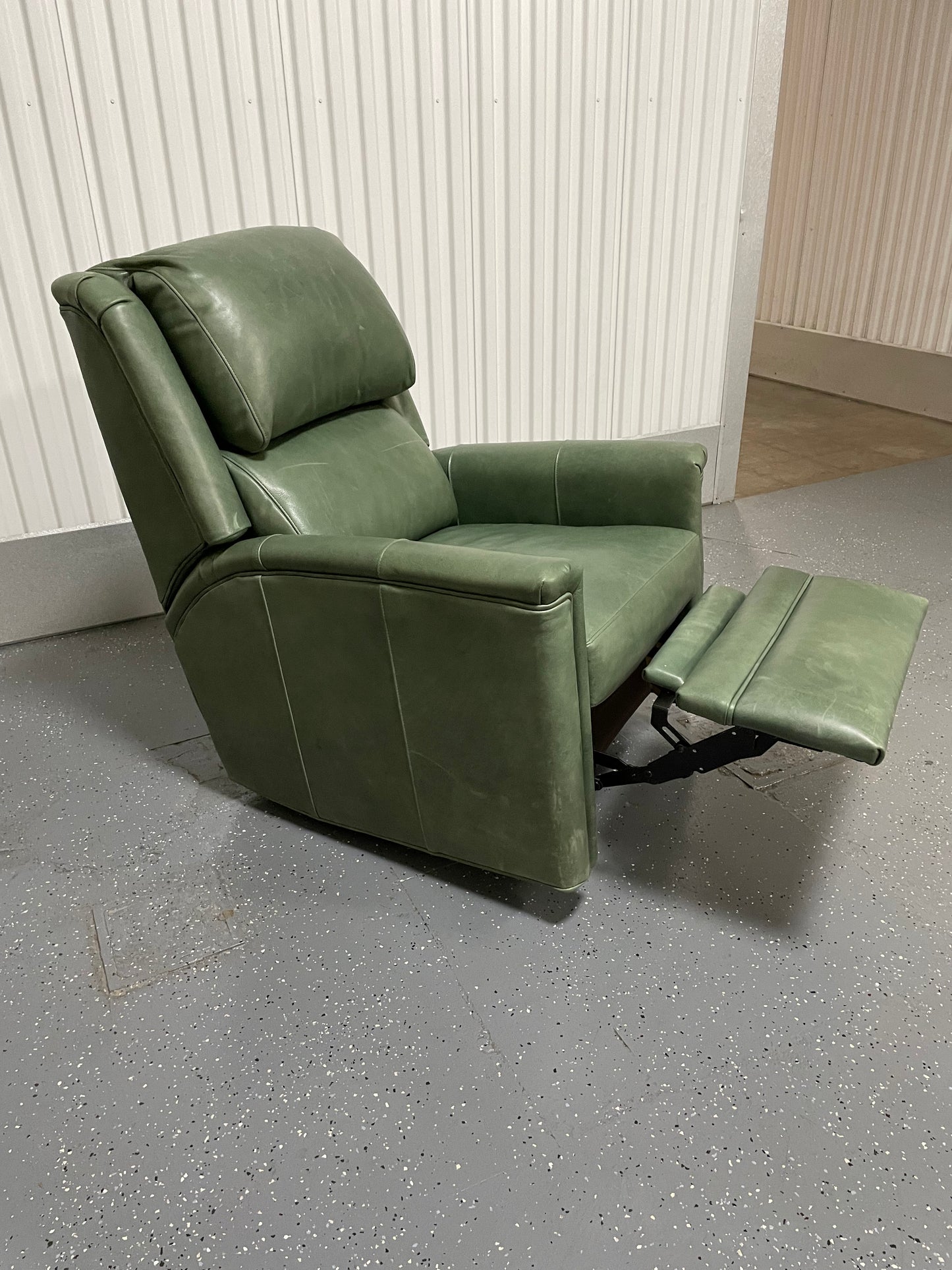 Leather Swivel Recliner