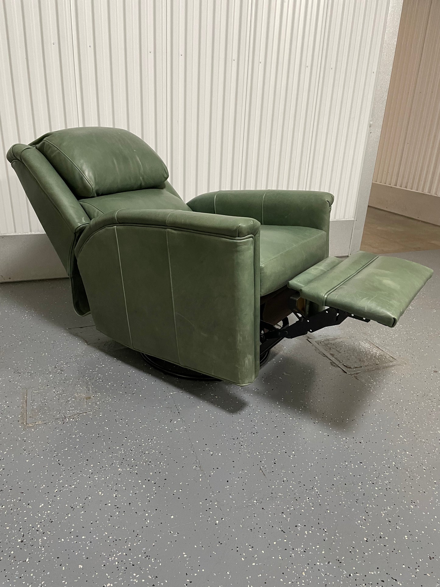 Leather Swivel Recliner