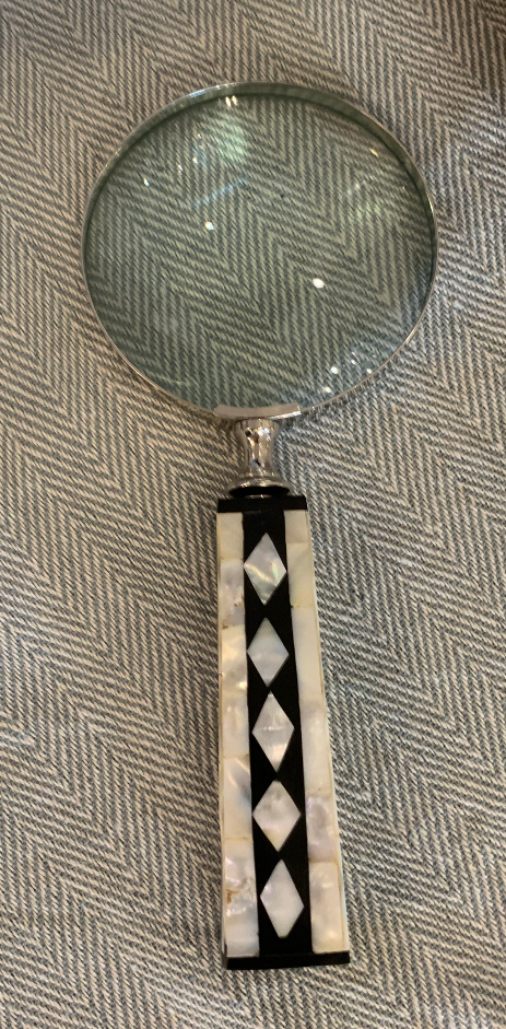 Mother-of-Pearl Magnifying Glass